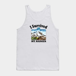 I Survived Mt. Rainier, Washington Tank Top